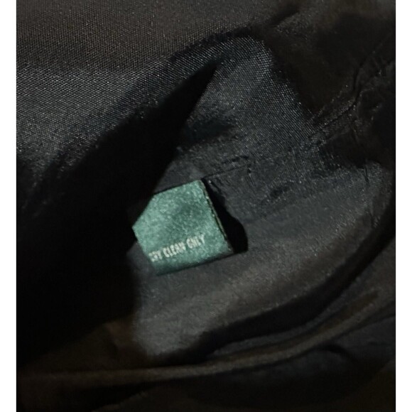 Vintage Lauren Ralph Lauren Black Linen Blazer Suit Jacket Made In Italy Sz 8 - Picture 4 of 10